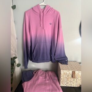 Champion Pink And Purple Ombré Set